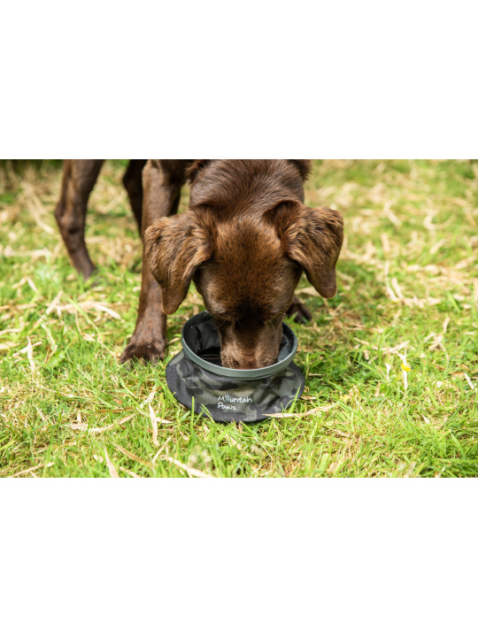 Składana, turystyczna miska na wodę dla psa Mountain Paws