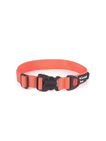 Bardzo wytrzymała obroża dla psa Mountain Paws - pomarańczowa