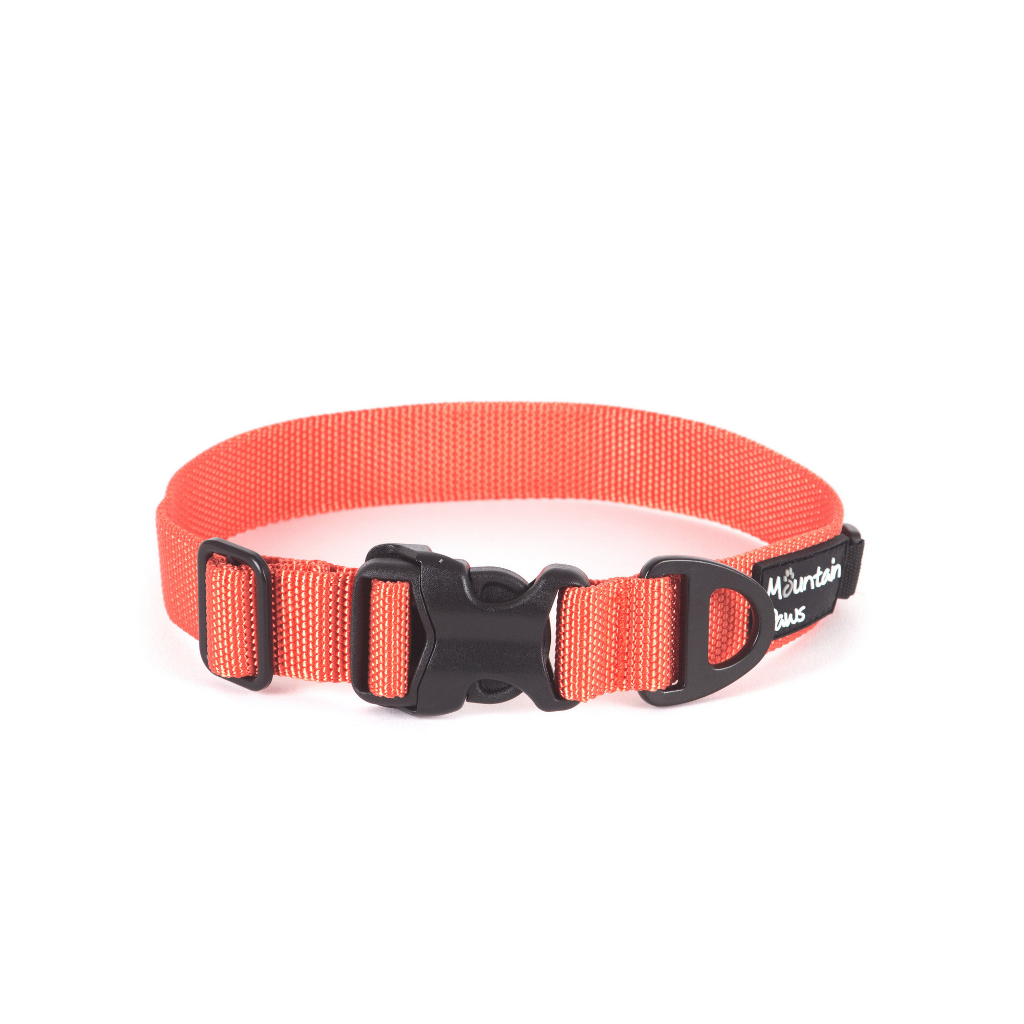 Bardzo wytrzymała obroża dla psa Mountain Paws - pomarańczowa