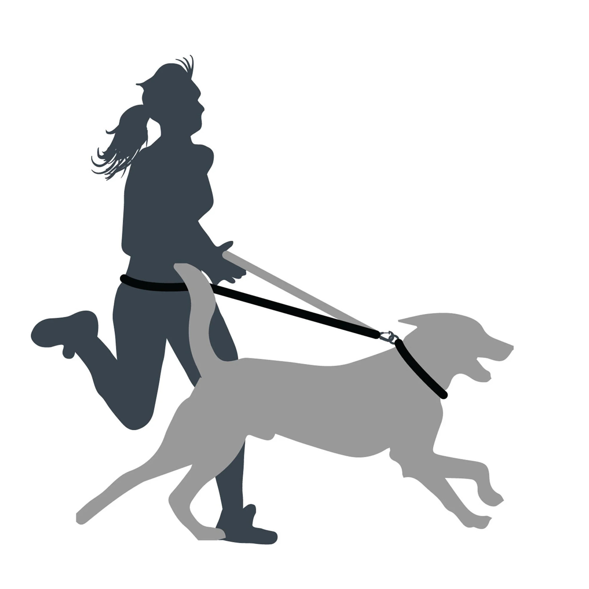 Smycz do biegania z amortyzatorem Mountain Paws - 281 cm